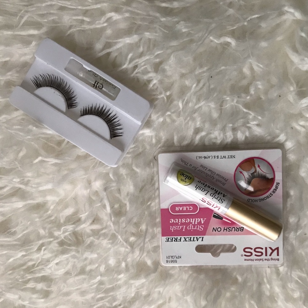 Eyelash set & glue! New.